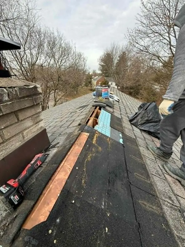Storm damage roofing in Bucks County